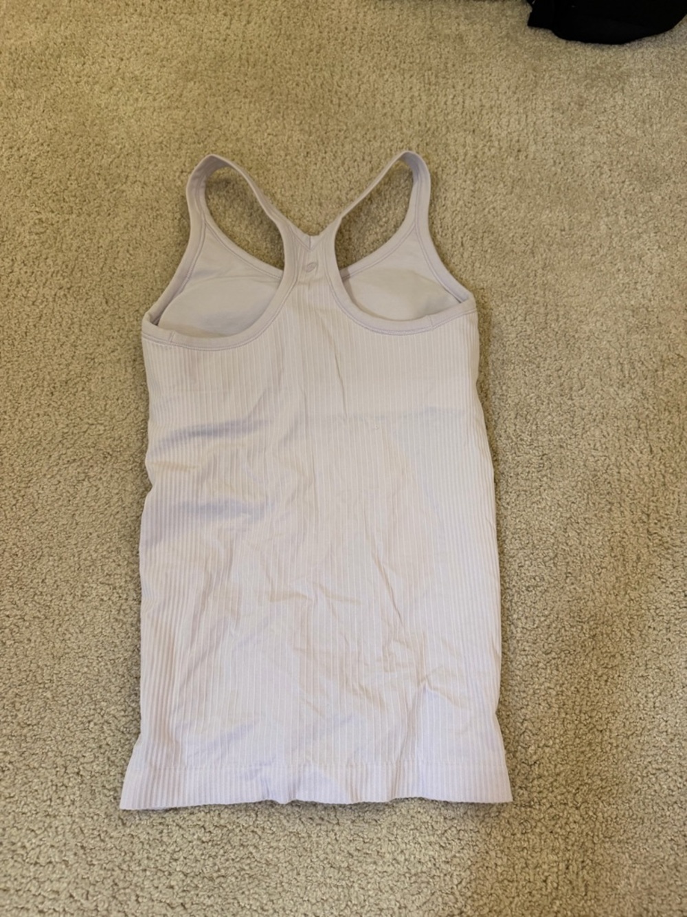 lululemon athletica Ribbed Racerback Tank - Cream - Picture 2 of 3